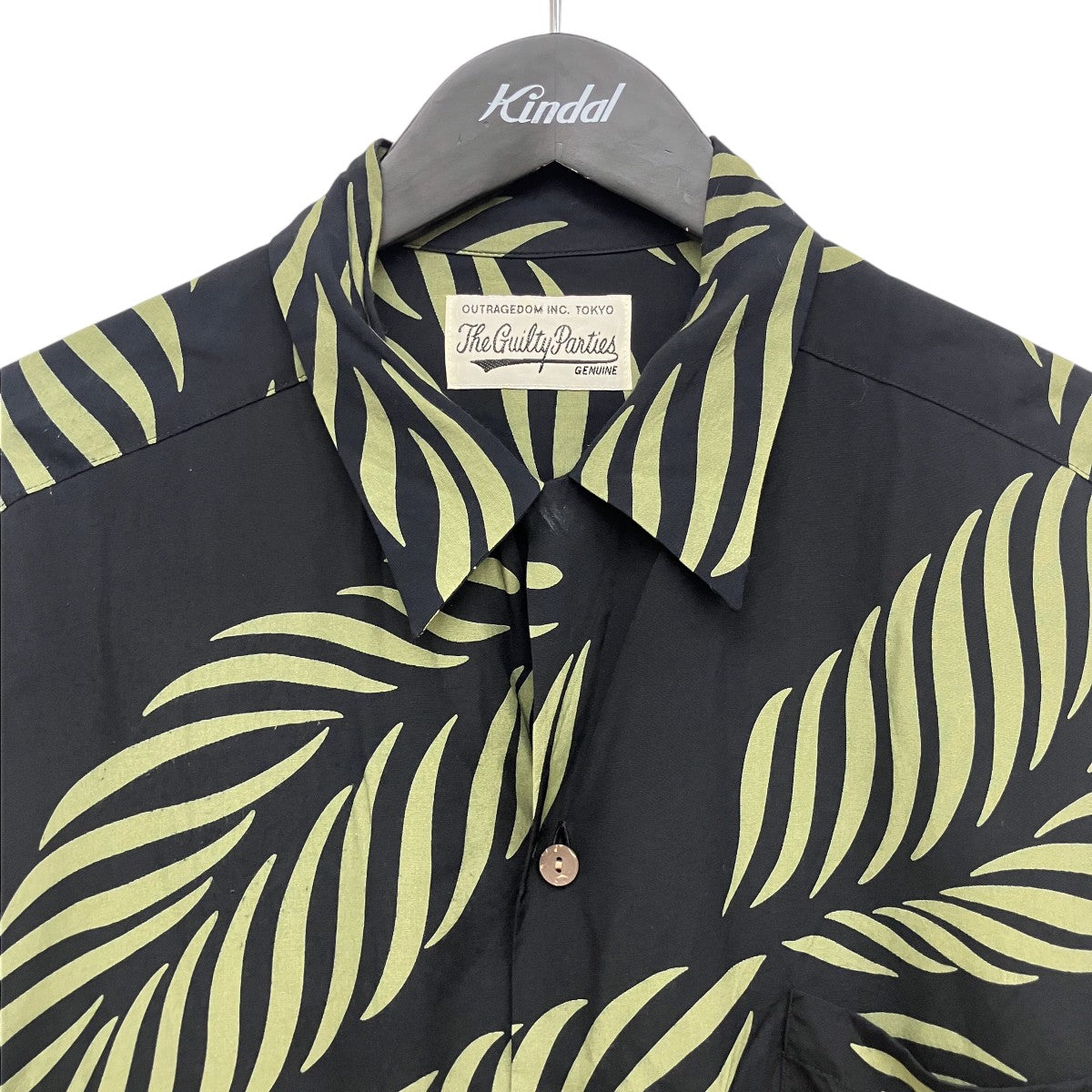 WACKO MARIA Leaf Motifアロハシャツ 古着・中古-5枚目のアイテム画像