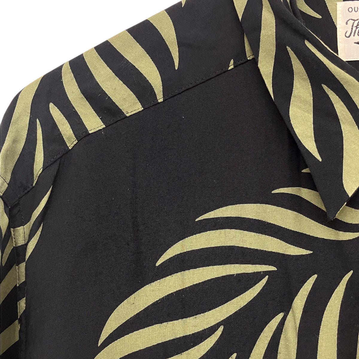 WACKO MARIA Leaf Motifアロハシャツ 古着・中古-6枚目のアイテム画像