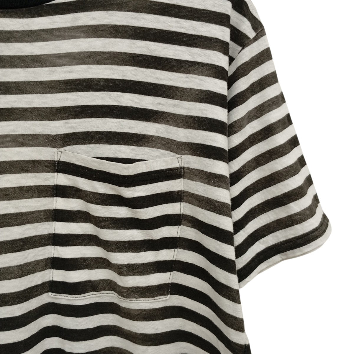 Hazy Border T-SH かすれ加工ボーダーTシャツ2206-6001-07-M2