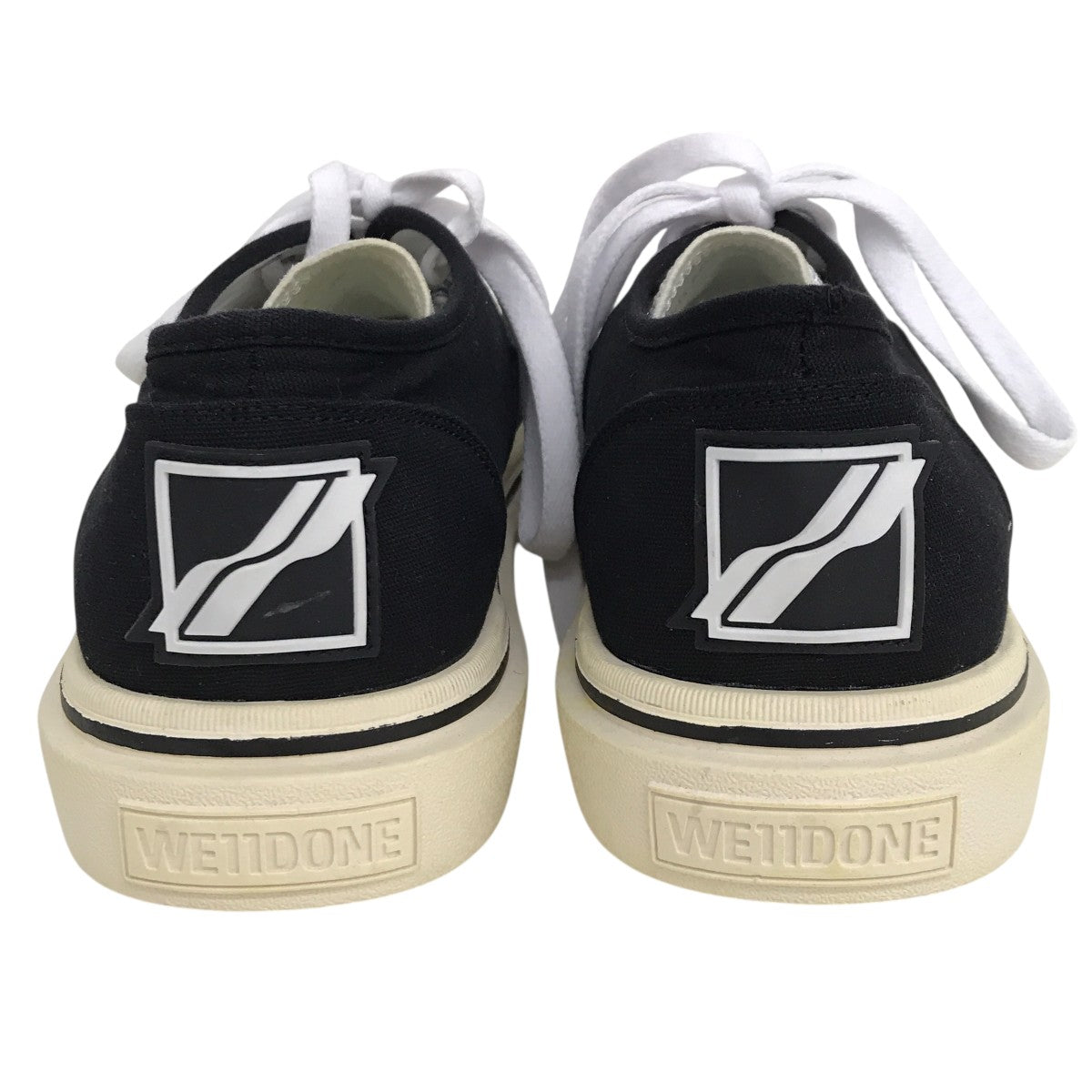 SQUARE TOE LOW TOP SNEAKERSスニーカーWD-AO1-21-501-W-BK