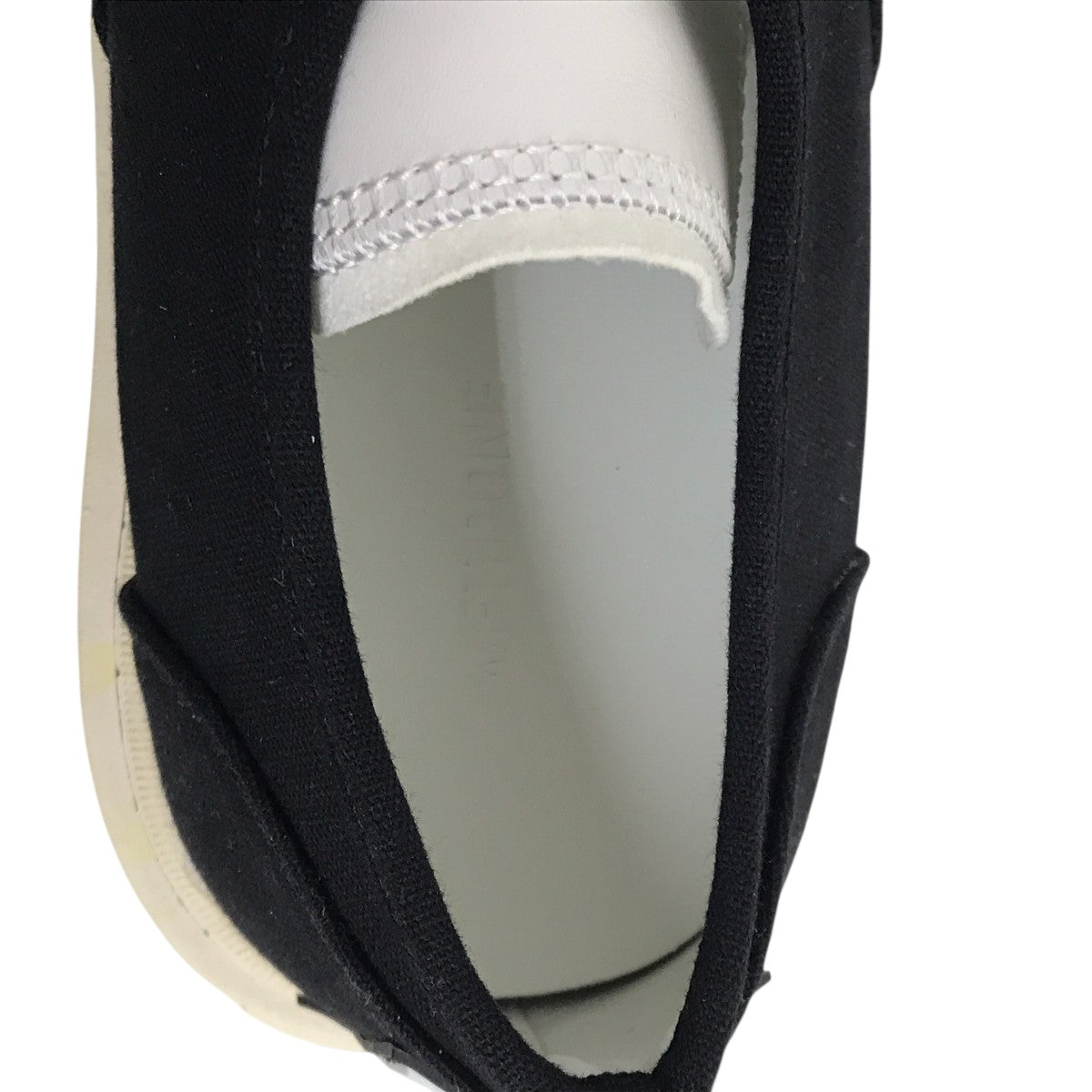 SQUARE TOE LOW TOP SNEAKERSスニーカーWD-AO1-21-501-W-BK