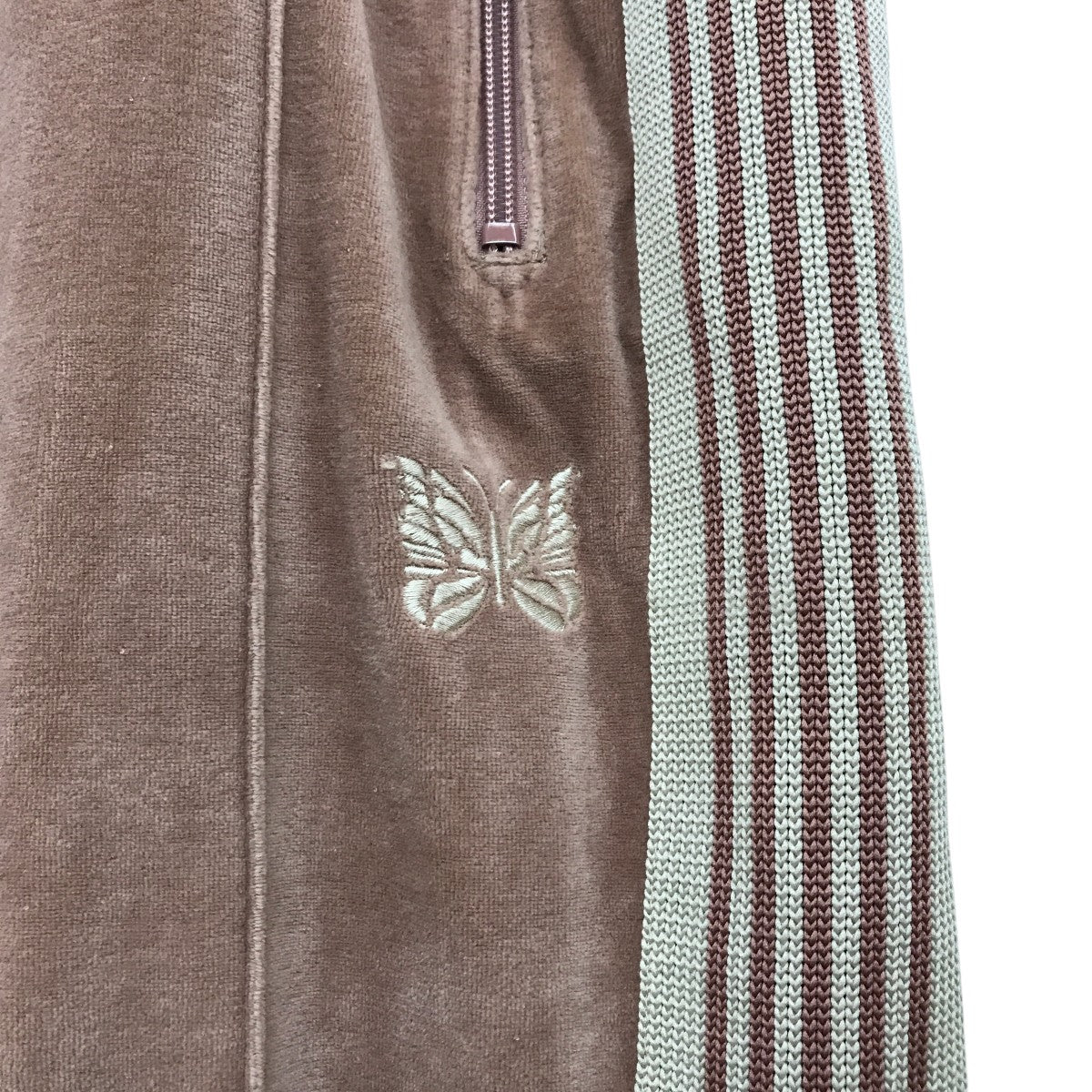 Needles トラックパンツ　別注　ベージュ　Mサイズ Needles】別注 トラック パンツ アイボリー ベージュ すぐ届く