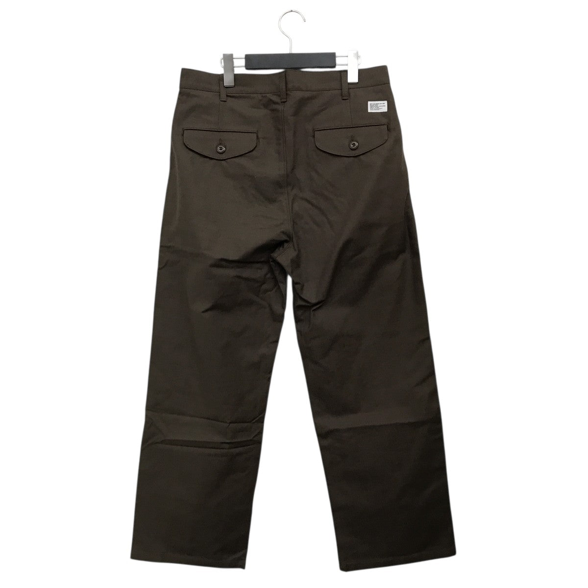 WTAPS(ダブルタップス) WRKT2503 TROUSERS COTTON． TWILLタックパンツ