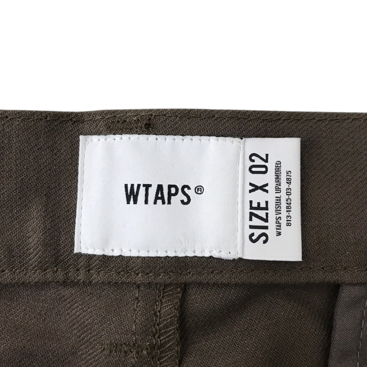 WTAPS(ダブルタップス) WRKT2503 TROUSERS COTTON． TWILLタックパンツ