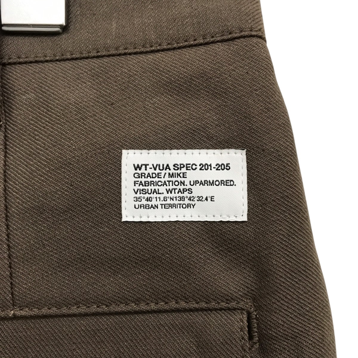 WTAPS(ダブルタップス) WRKT2503 TROUSERS COTTON． TWILLタックパンツ