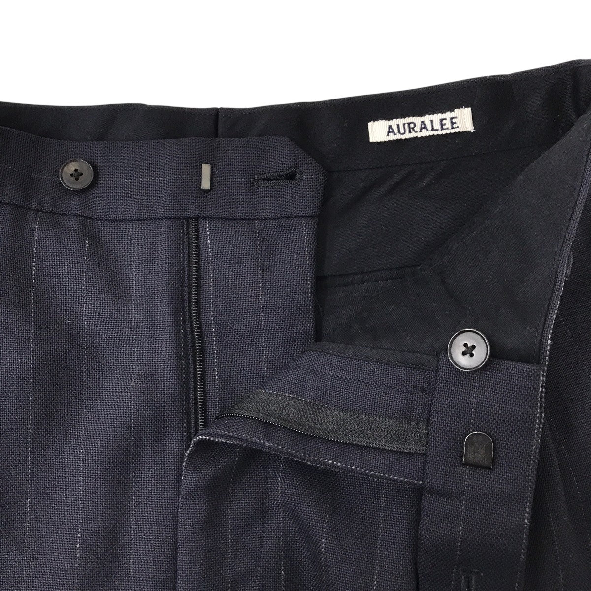 AURALEE(オーラリー) ストライプスラックスA235SP02WP A235SP02WP