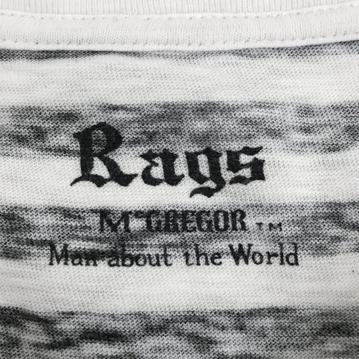 Rags McGREGOR ORIGINAL BORDER TEEボーダー擦れ加工tシャツ211726110 古着・中古-3枚目のアイテム画像