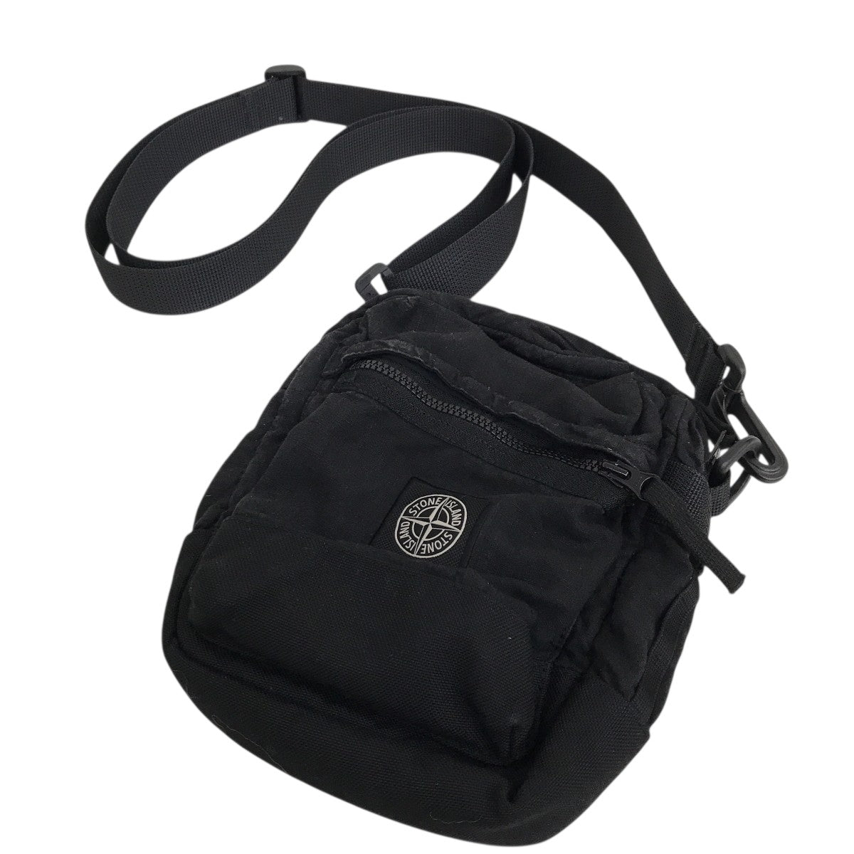 Stone  ブラックナイロンショルダーバッグ 新品、未使用 STONE ISLAND(ストーンアイランド) 2025SS エコニールナイロン