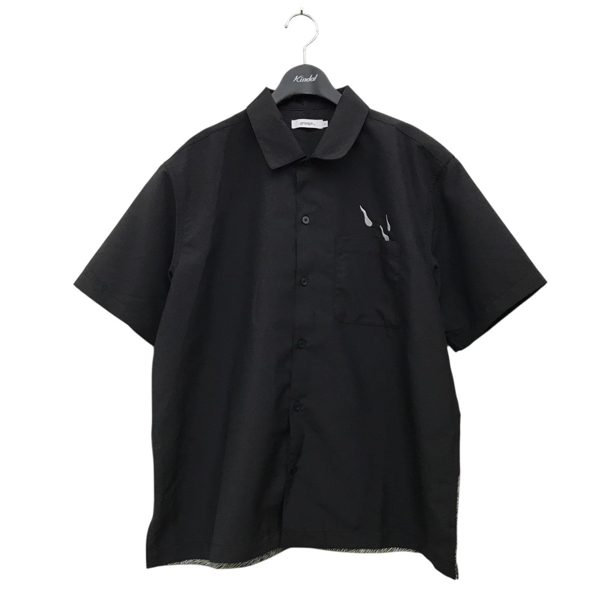 graniph ×水木しげる ガシャドクロ半袖シャツ 古着・中古-1枚目のアイテム画像