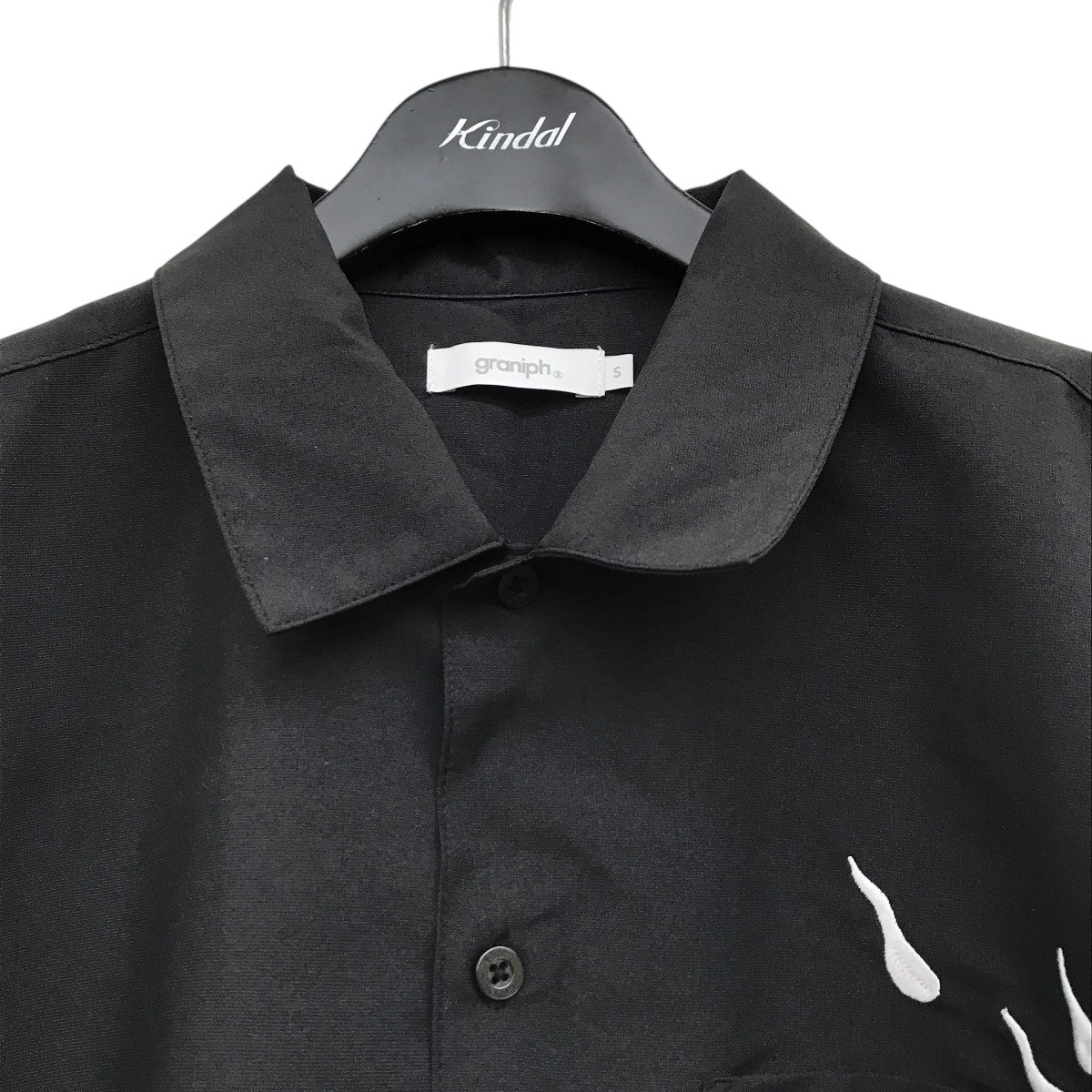 graniph ×水木しげる ガシャドクロ半袖シャツ 古着・中古-5枚目のアイテム画像