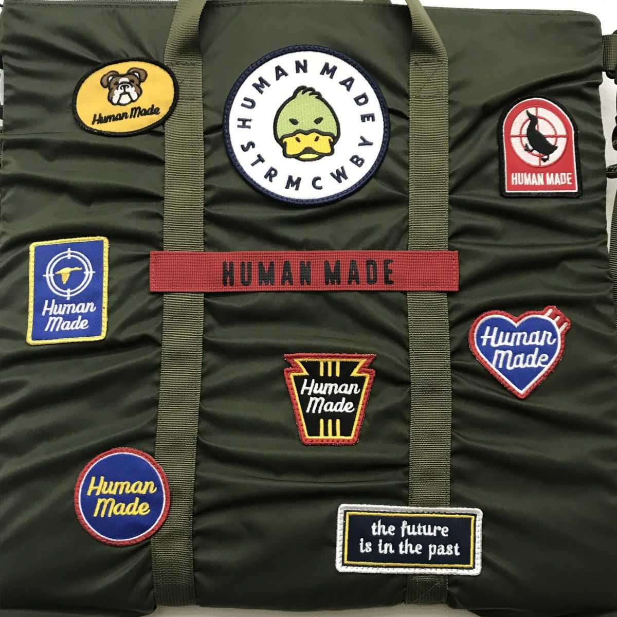HUMAN MADE オリーブ トートバッグ HUMAN MADE トートバッグ オリーブドラブ - メルカリ