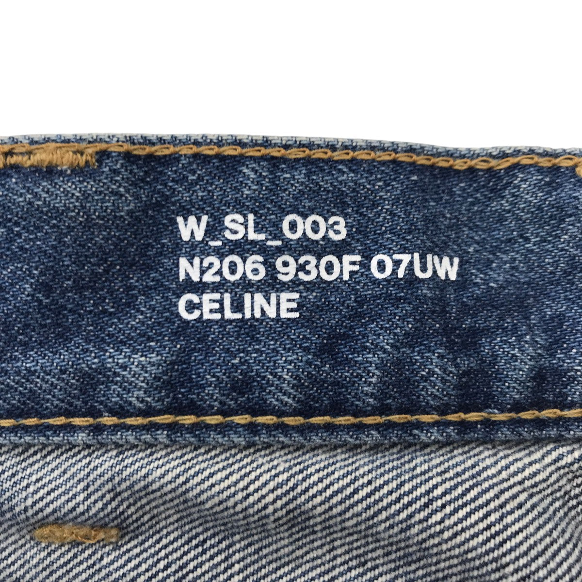 CELINE ダメージ加工デニムパンツN206 930F 07UW 古着・中古-4枚目のアイテム画像