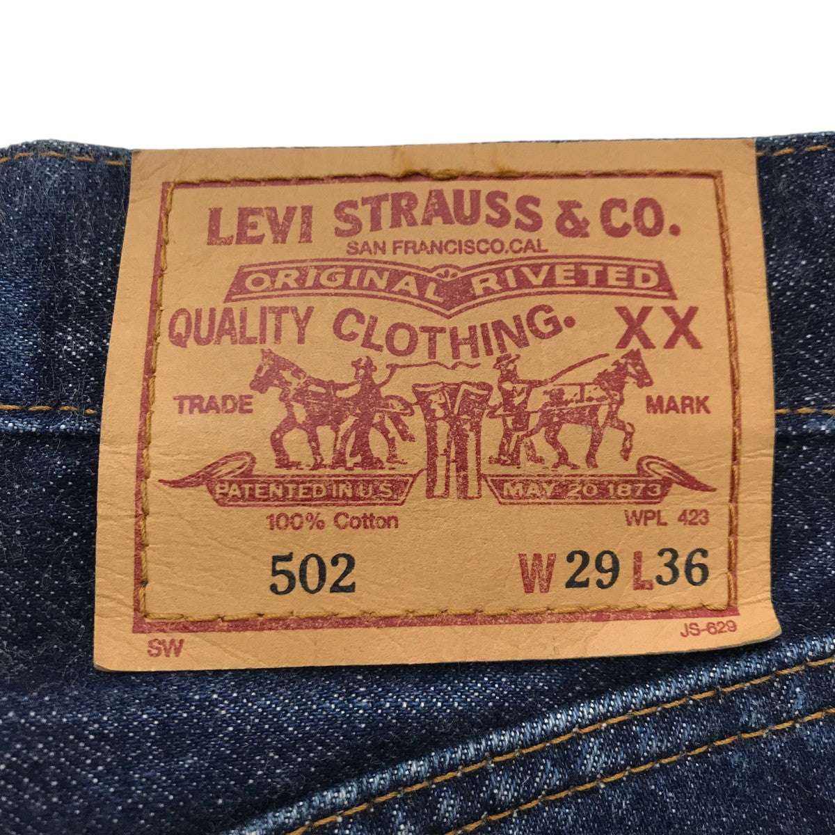 LEVI’S 502XX JB431 09 97デニムパンツJ22 ｾﾙﾋﾞｯﾁ 古着・中古-3枚目のアイテム画像