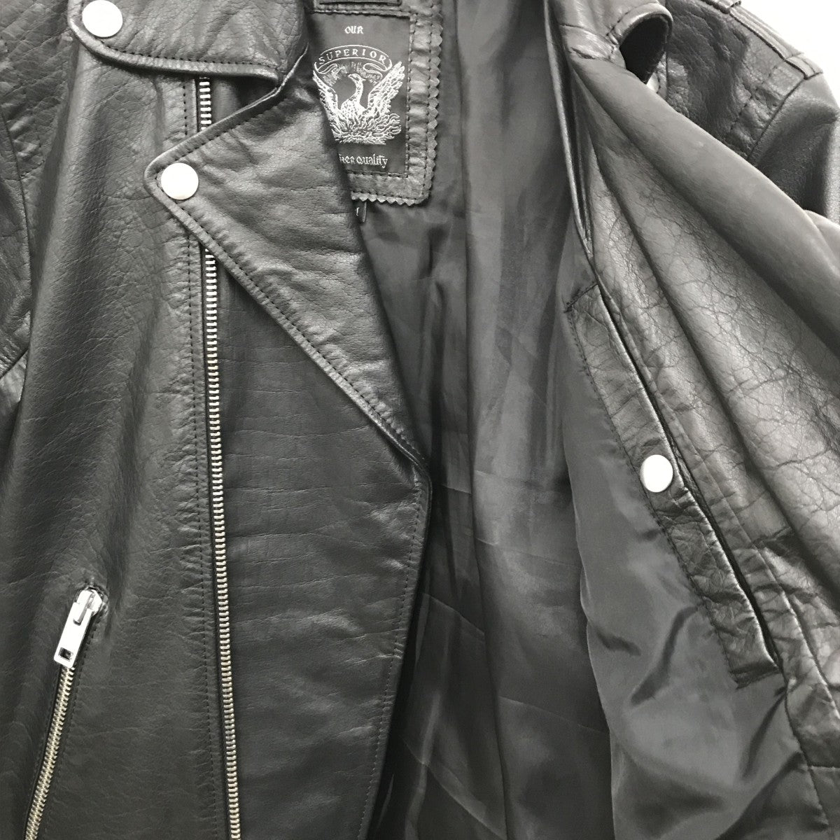 DIESEL(ディーゼル) ライダースジャケット ブラック サイズ M｜【公式