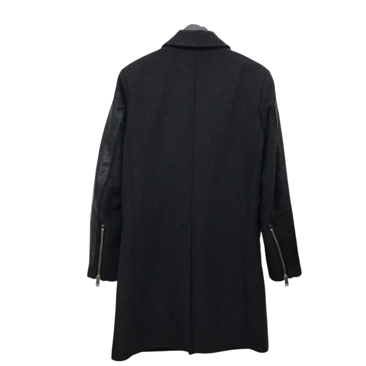 DIESEL(ディーゼル) アームレザーコート ブラック サイズ M｜【公式