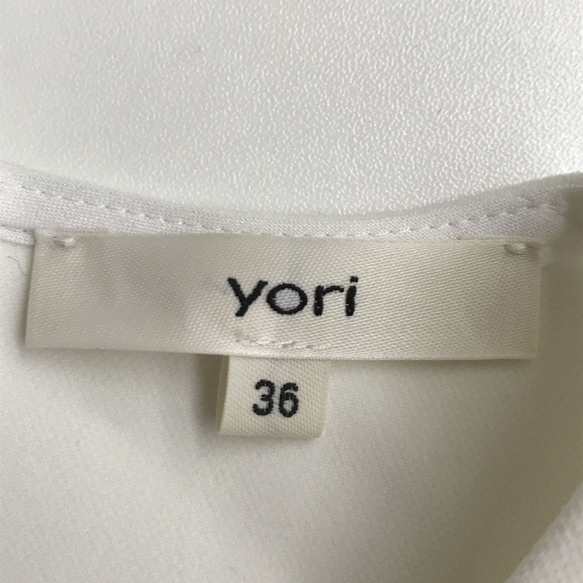 yoriのブラウス38サイズ 9月下旬発送予定ビッグリボンブラウス 【2023AWオンライン先行