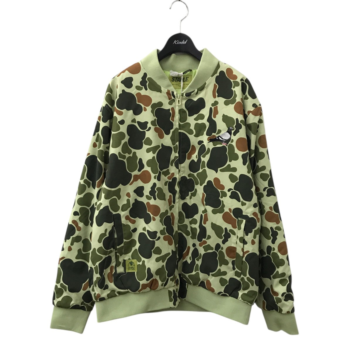 staple カモフラージュ柄MA-1ジャケット 古着・中古-1枚目のアイテム画像
