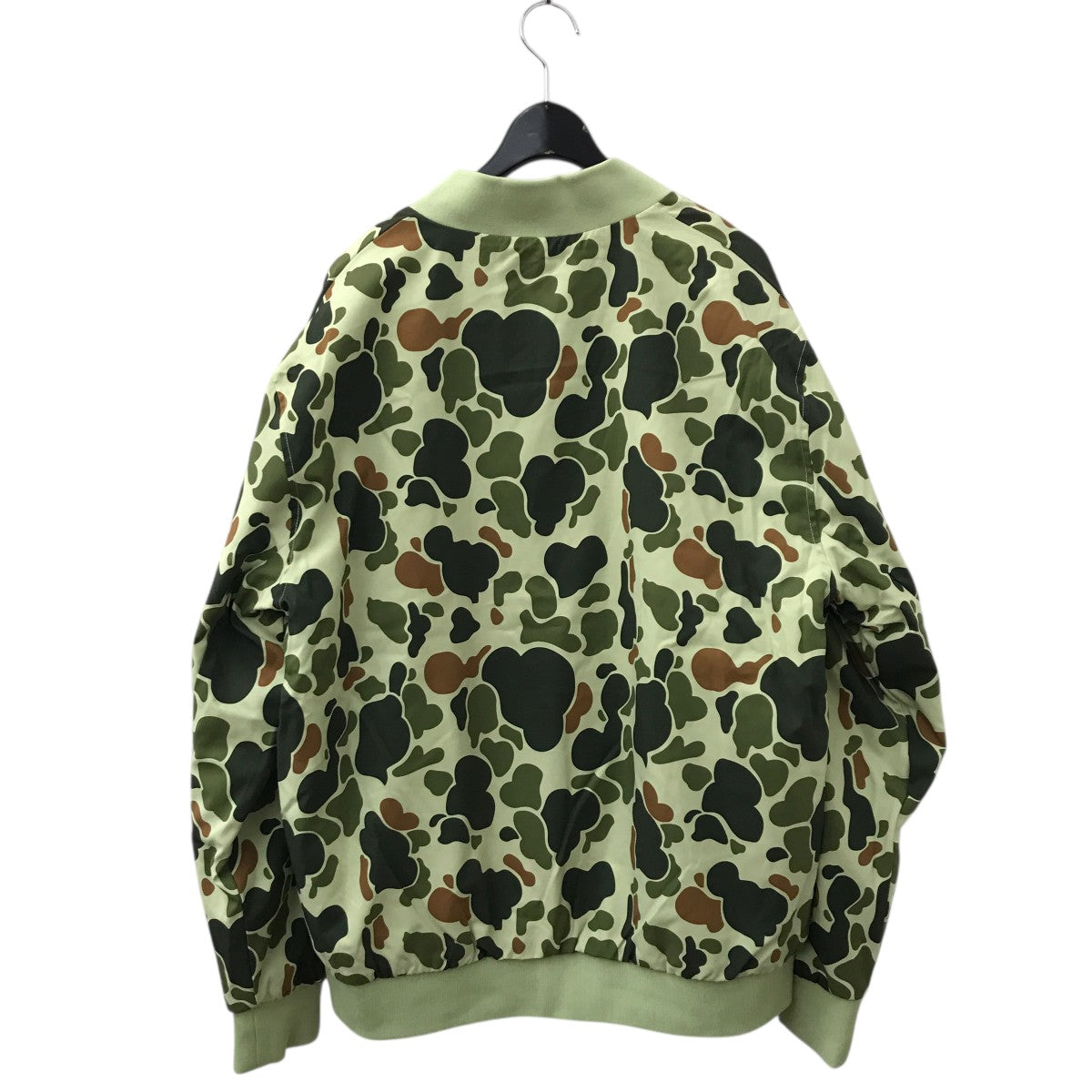 staple(ステイプル) カモフラージュ柄MA-1ジャケット グリーン