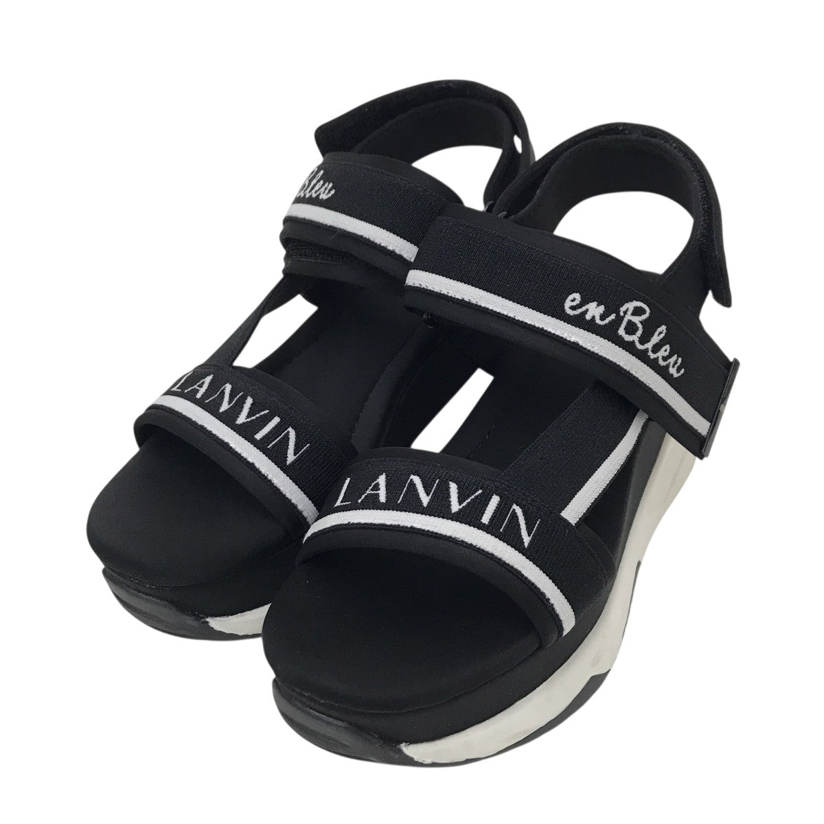 LANVIN プラットフォームバックストラップサンダル 古着・中古-1枚目のアイテム画像