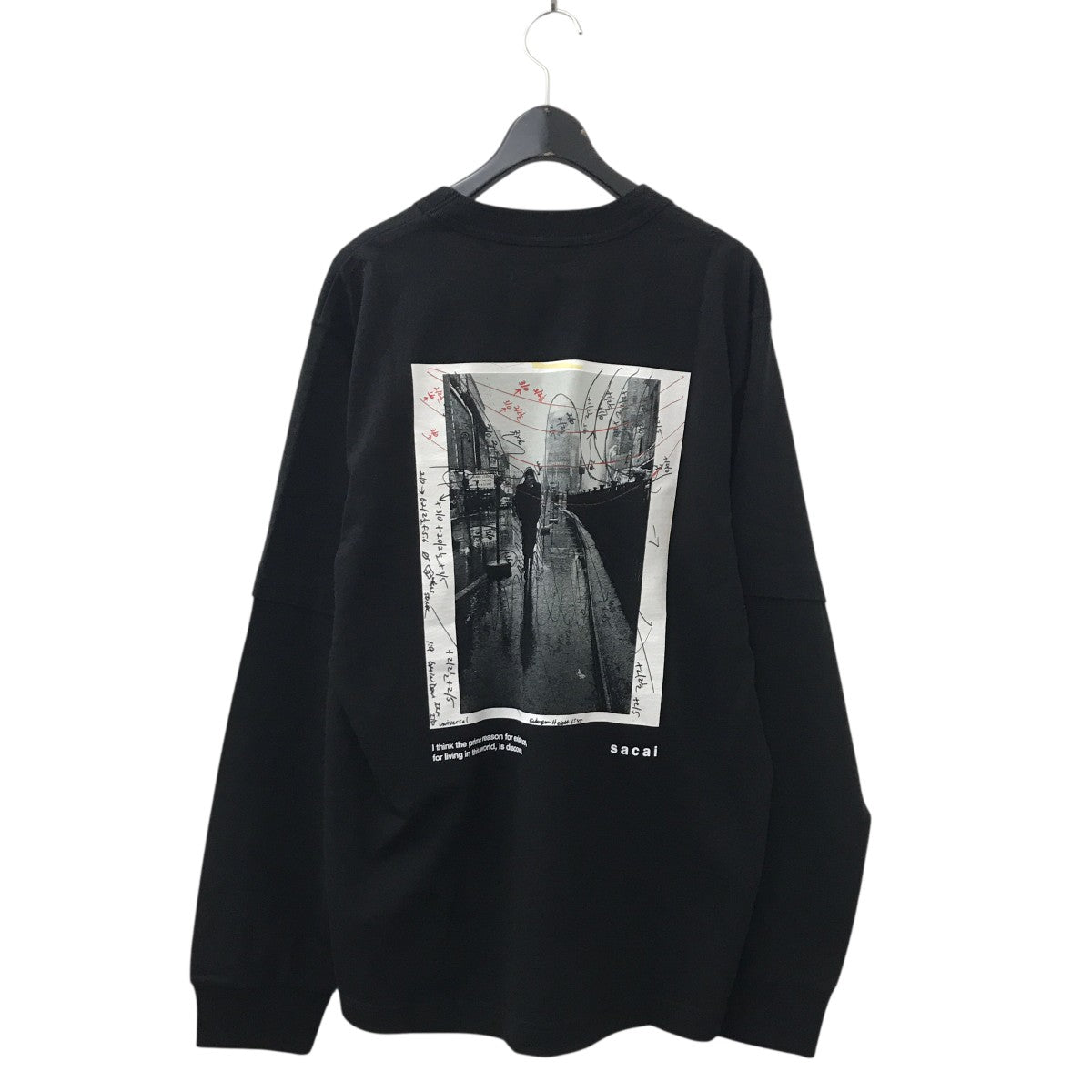 sacai James Dean L/S T-shirt長袖 カットソー sacai(サカイ) James Dean L S T-shirt長袖Tシャツ25-0922S 25-0922S