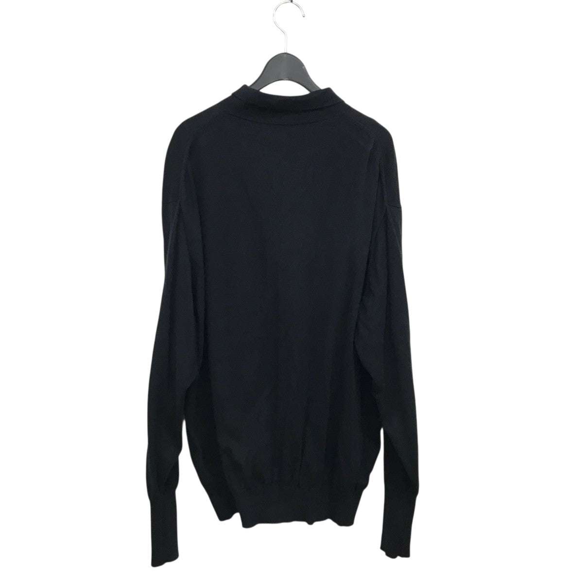 A．PRESSE(アプレッセ) Cotton Knit L S Polo Shirtsニット