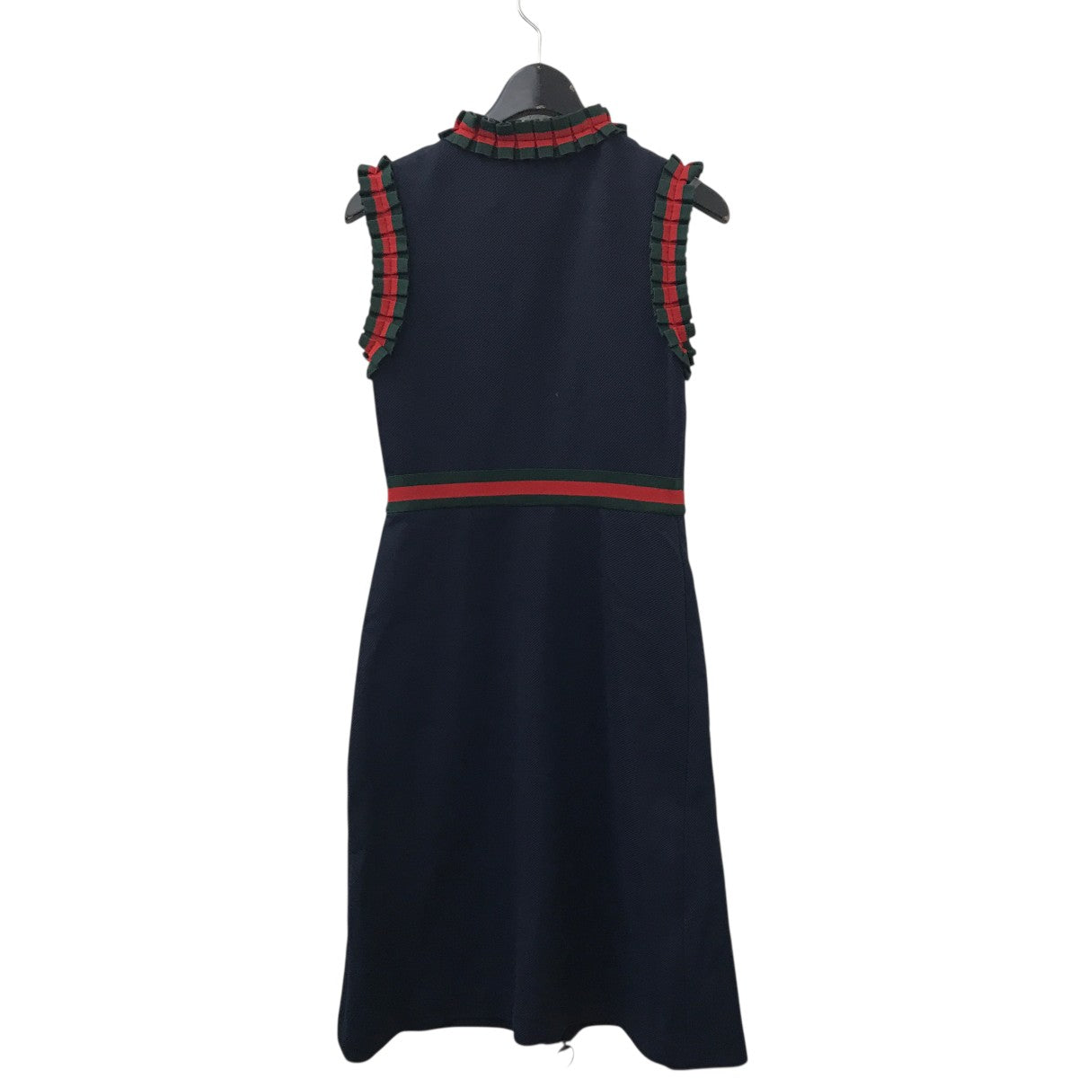 GUCCI シェリーライン フロントジップノースリーブワンピース457056 X5L68 古着・中古-2枚目のアイテム画像