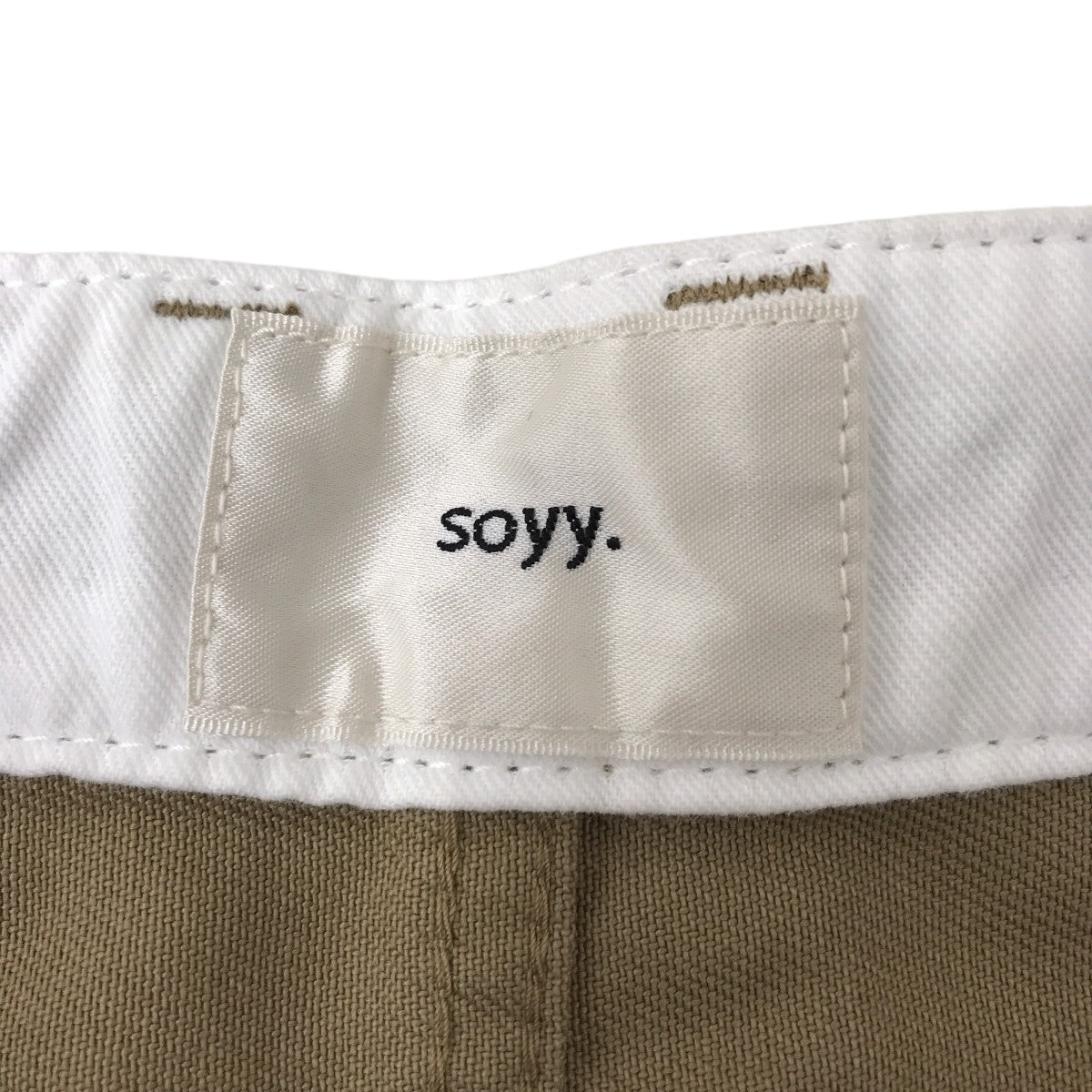 soyy． 25SSWIDE CHINO TROUSERパンツSOY25SS-PT-002 古着・中古-4枚目のアイテム画像