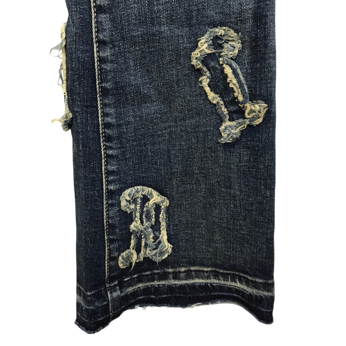 VALABASAS ダメージ加工ブルーデニム サイズ30 VALABASAS(ヴァラバサス) デニムパンツ ブルー サイズ 30｜【公式