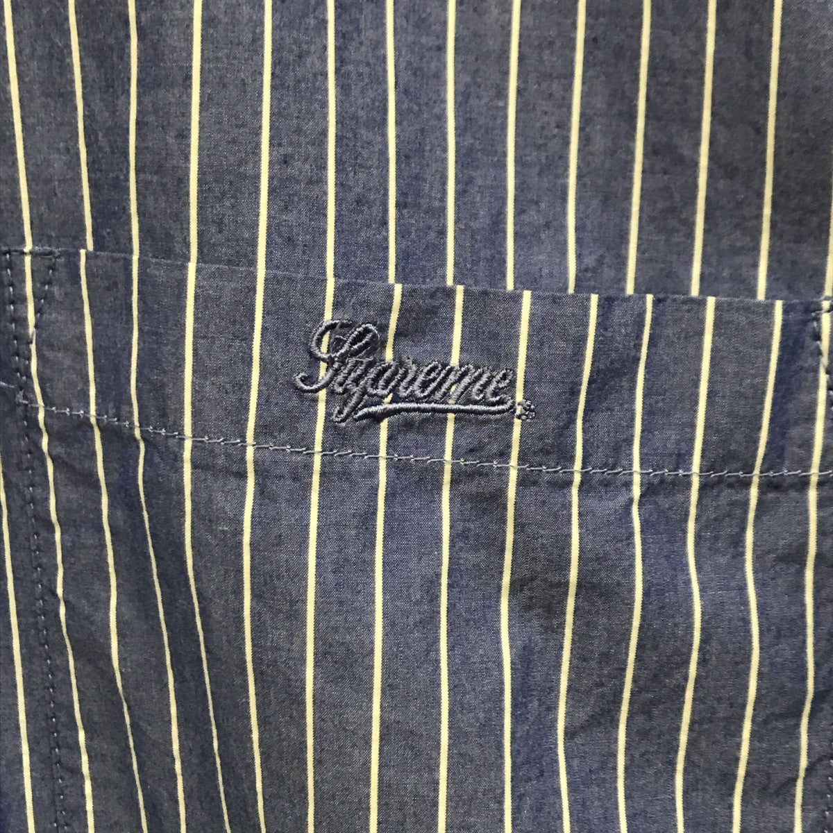 Supreme Loose Fit Stripe Shirtストライプシャツ23FW 古着・中古-7枚目のアイテム画像