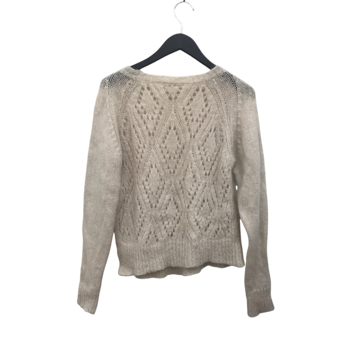 Openwork Pattern Knit モヘア混ニットニット7034500