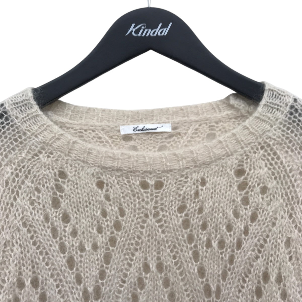Openwork Pattern Knit モヘア混ニットニット7034500
