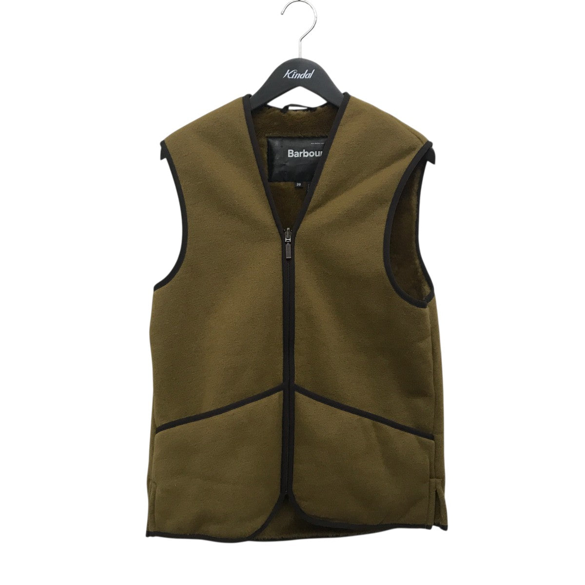 Barbour Warm Pile Waistcoat Zip-In Linerリバーシブルベスト2102111 古着・中古-3枚目のアイテム画像