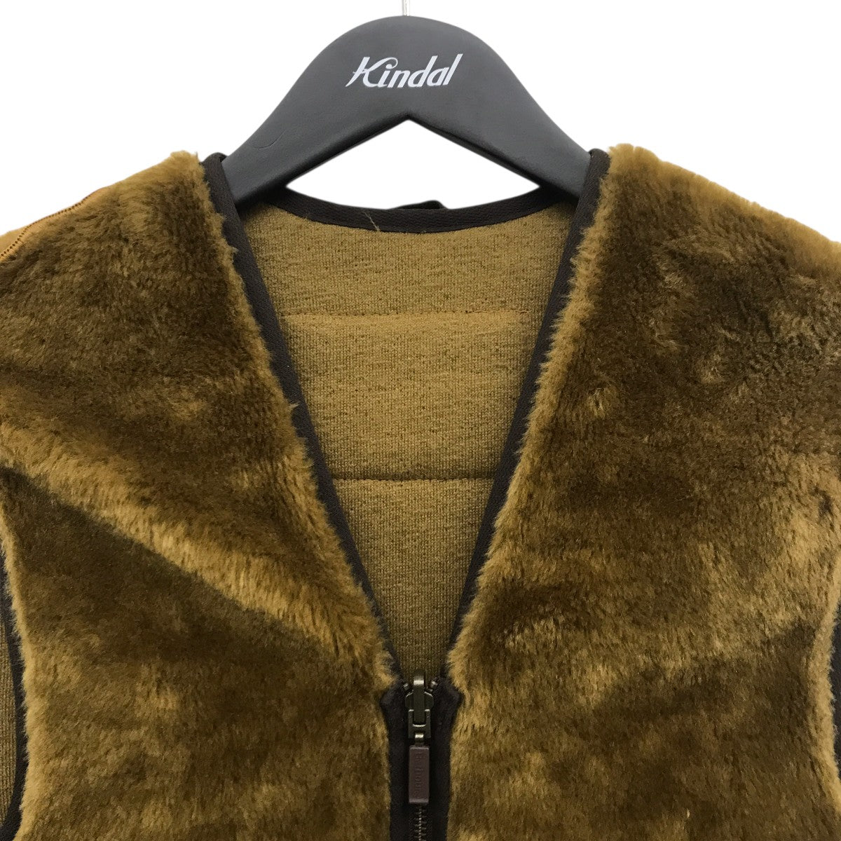 Barbour Warm Pile Waistcoat Zip-In Linerリバーシブルベスト2102111 古着・中古-5枚目のアイテム画像