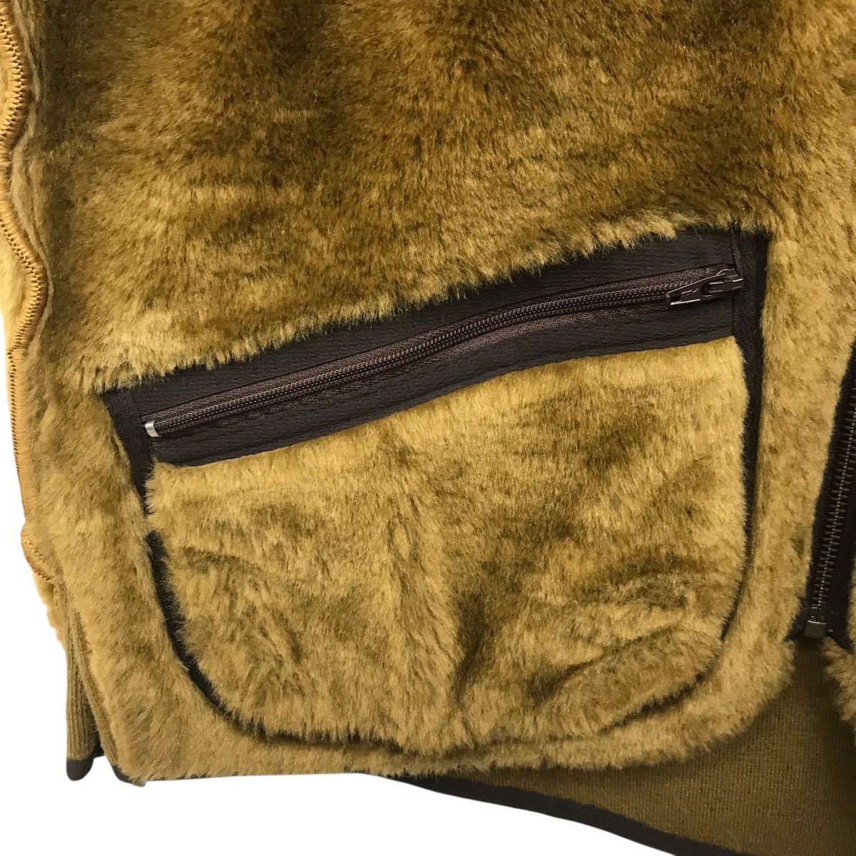 Barbour Warm Pile Waistcoat Zip-In Linerリバーシブルベスト2102111 古着・中古-6枚目のアイテム画像