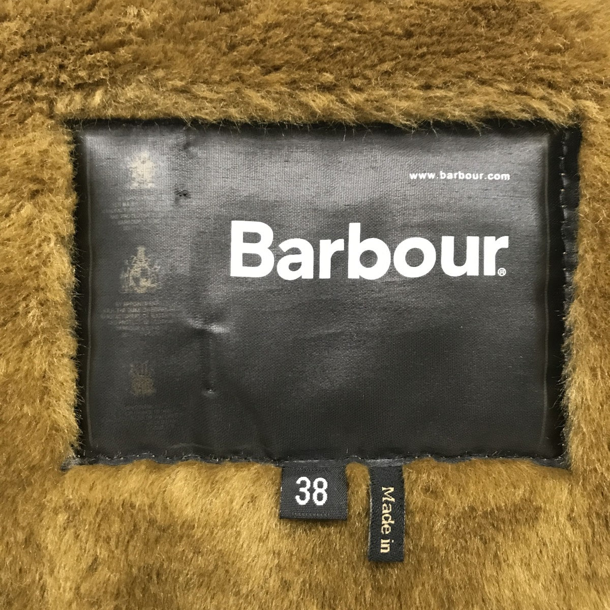 Barbour Warm Pile Waistcoat Zip-In Linerリバーシブルベスト2102111 古着・中古-7枚目のアイテム画像