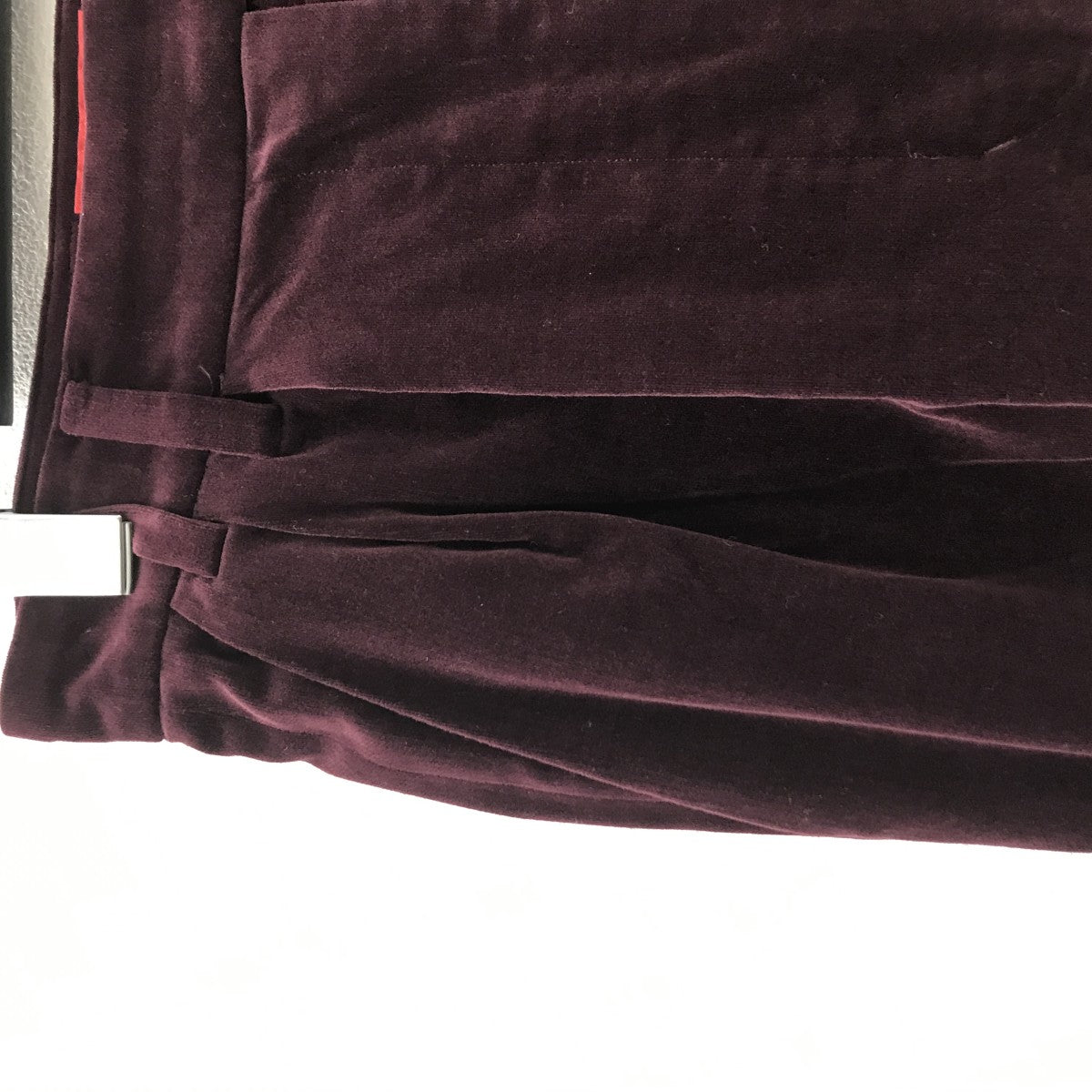 80s Vivienne Westwood ベロアクロップドパンツ 赤タグ 初期 ヴィヴィアンウエストウッドVivienne Westwood 旧赤タグ ベロア