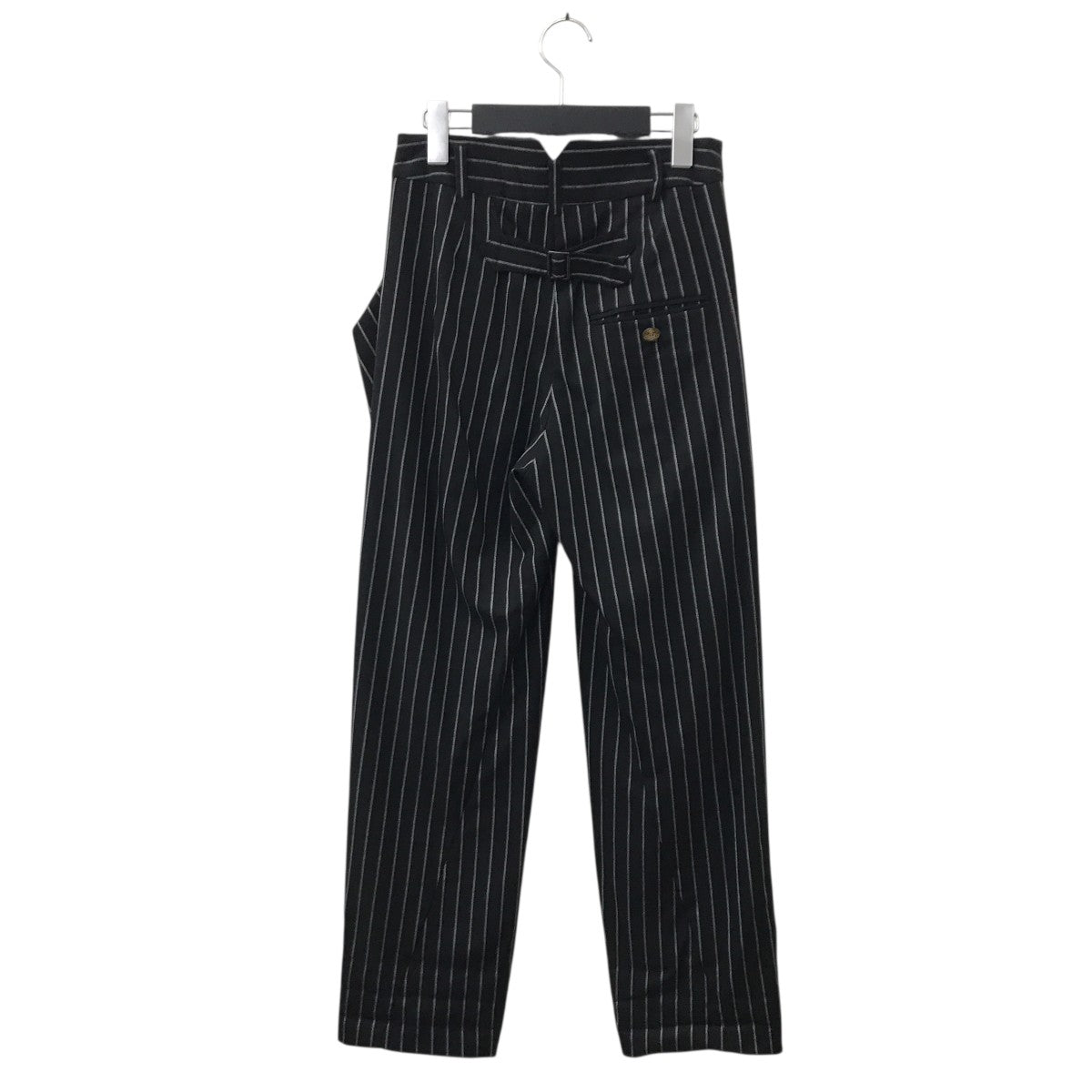 ヴィヴィアンウエストウッドレッドレーベル オーブ刺繍 ストライプ サルエルパンツ Vivienne Westwood RED LABEL(ヴィヴィアンウエストウッドレッド