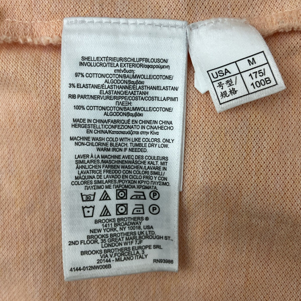 BROOKS BROTHERS ポロシャツ 古着・中古-4枚目のアイテム画像