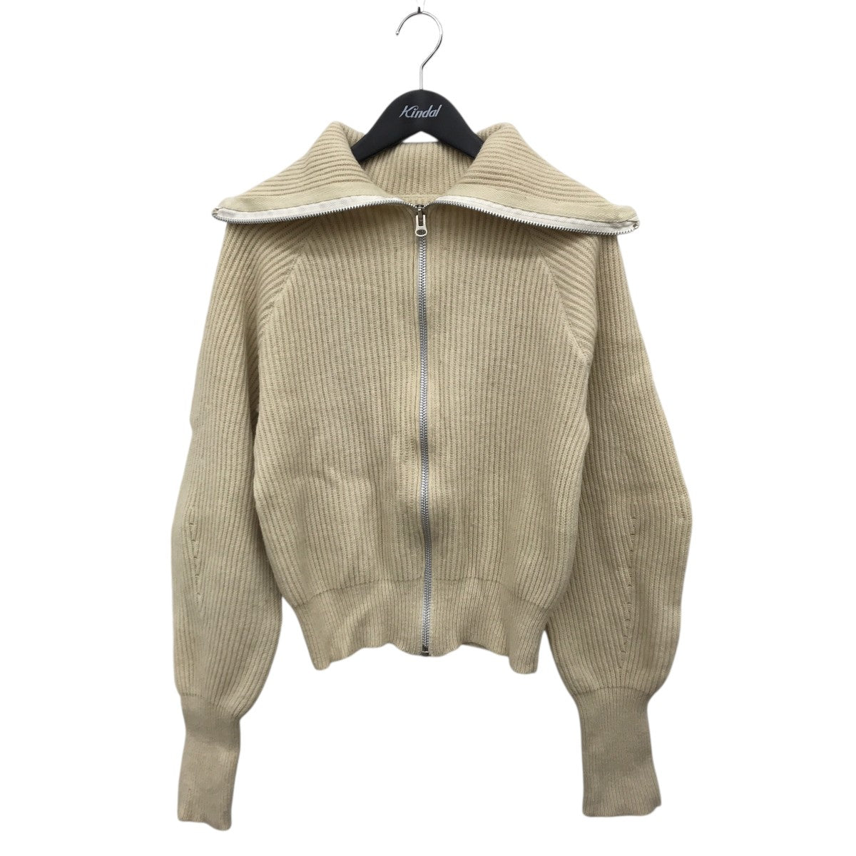Washedwool Zip Knitニットジャケット12220540