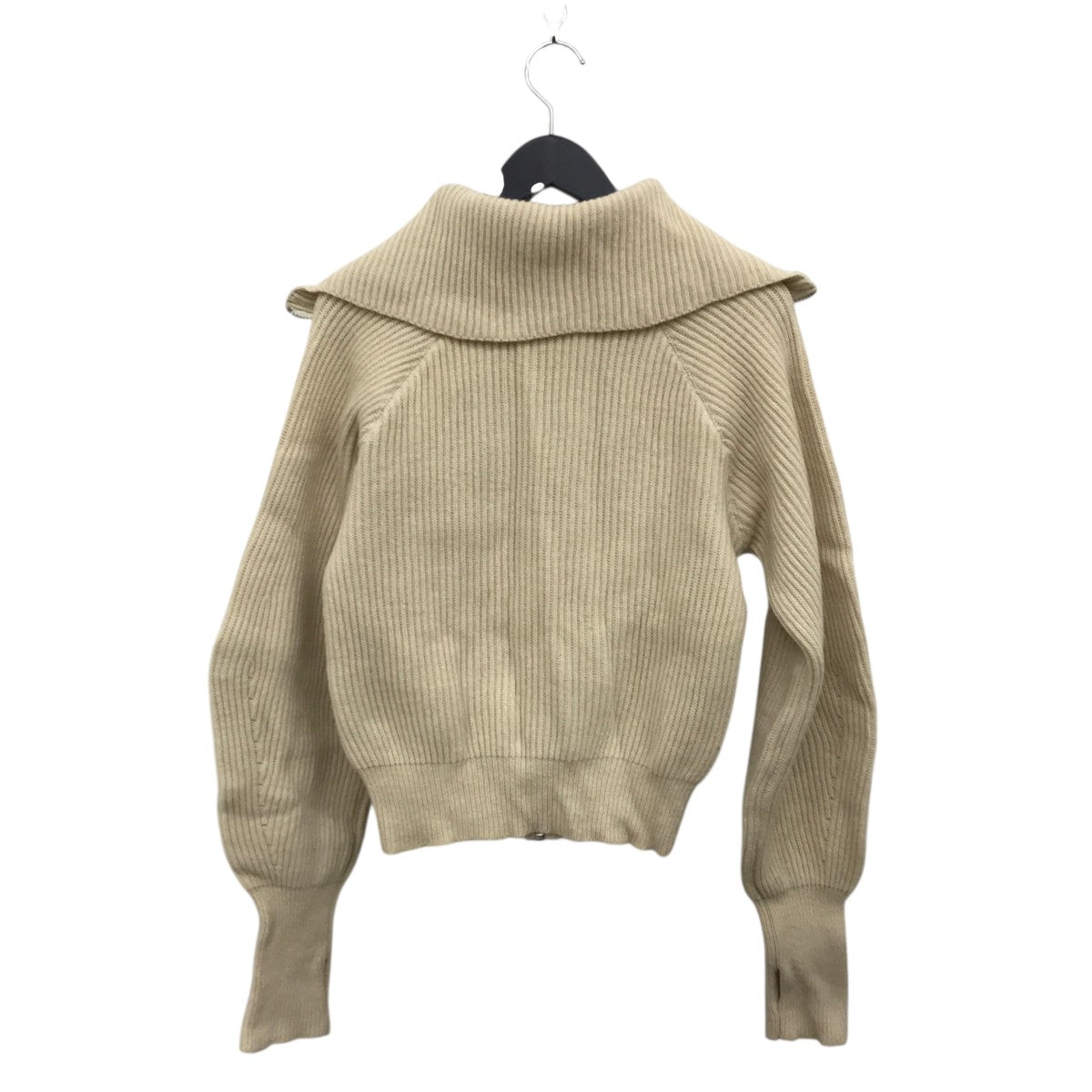 Washedwool Zip Knitニットジャケット12220540