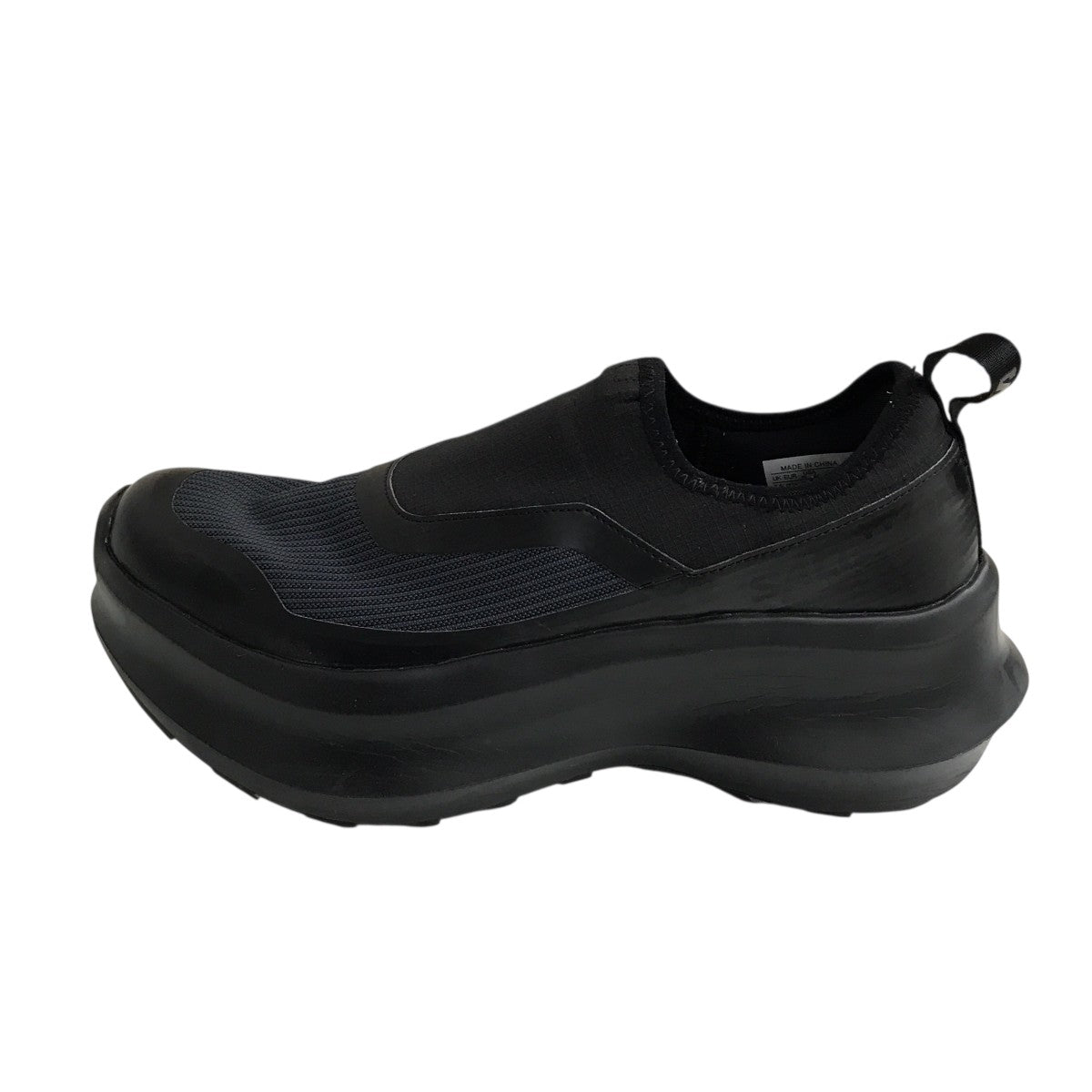 コムデギャルソン　Salomon ブラック スリッポン スニーカー COMME des GARCONS(コムデギャルソン) SALOMON slip on platform