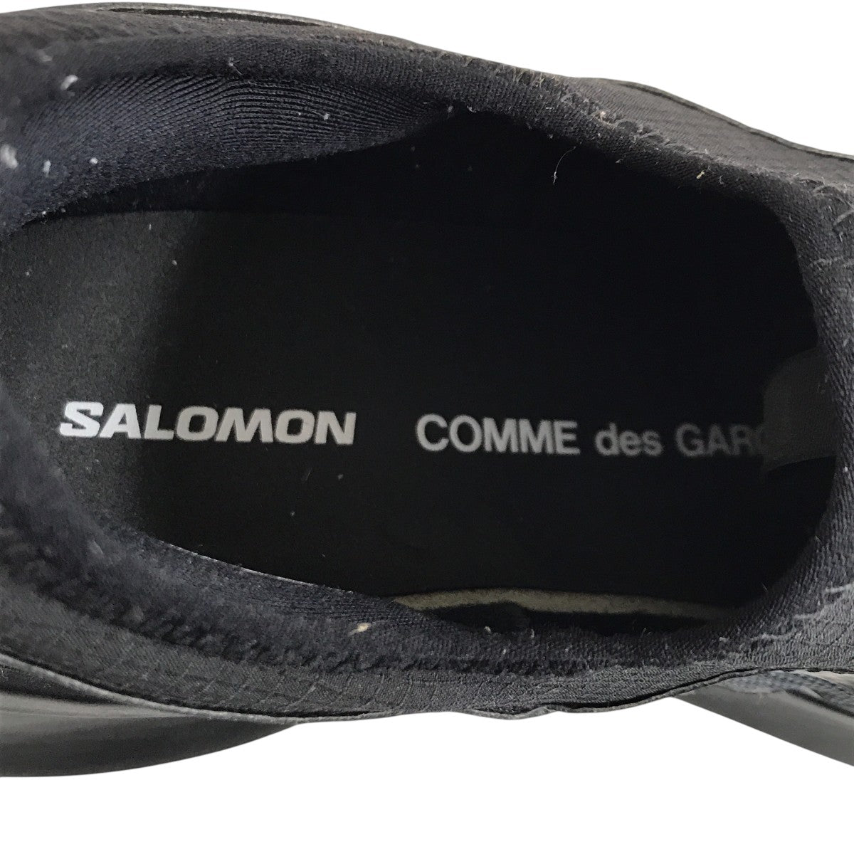 コムデギャルソン　Salomon ブラック スリッポン スニーカー COMME des GARCONS(コムデギャルソン) SALOMON slip on platform