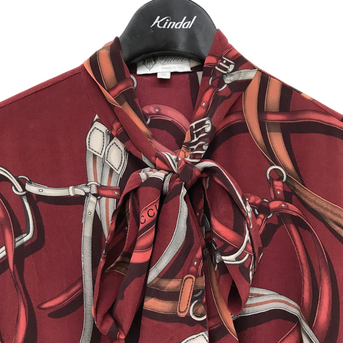GUCCI ベルト柄長袖シャツ390038 古着・中古-6枚目のアイテム画像