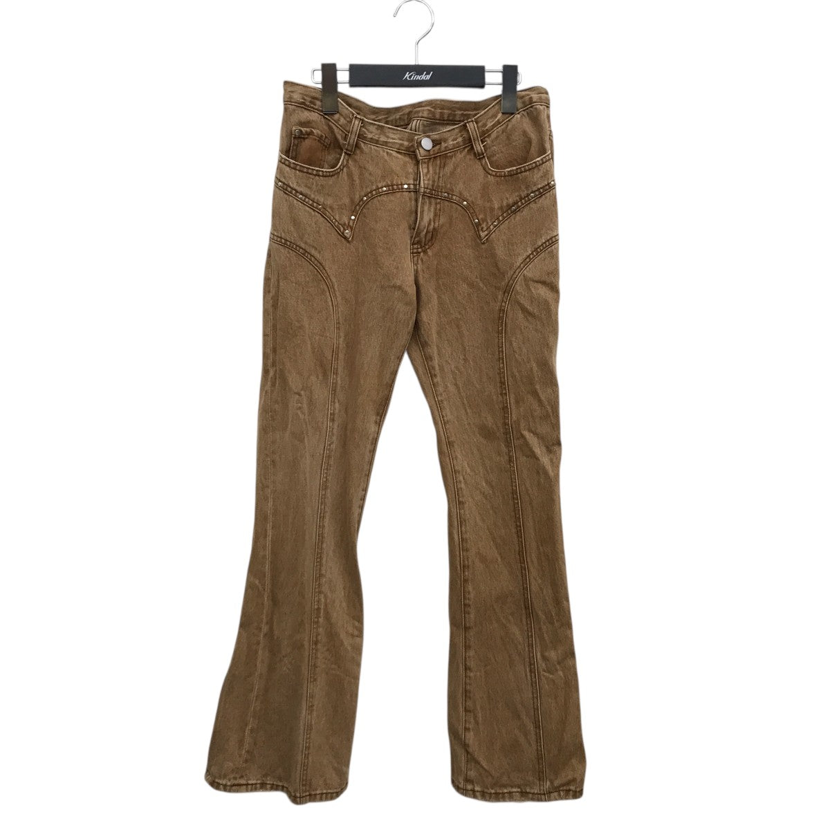 knuth marf bell bottom denim pantsパンツKM25SPG05 古着・中古-1枚目のアイテム画像