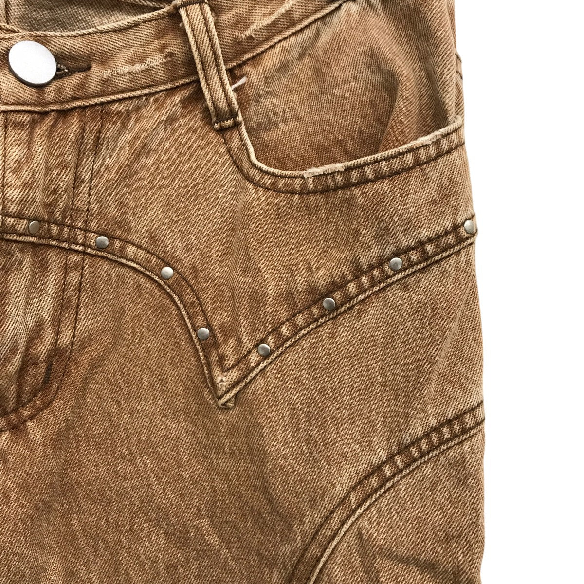 knuth marf bell bottom denim pantsパンツKM25SPG05 古着・中古-9枚目のアイテム画像