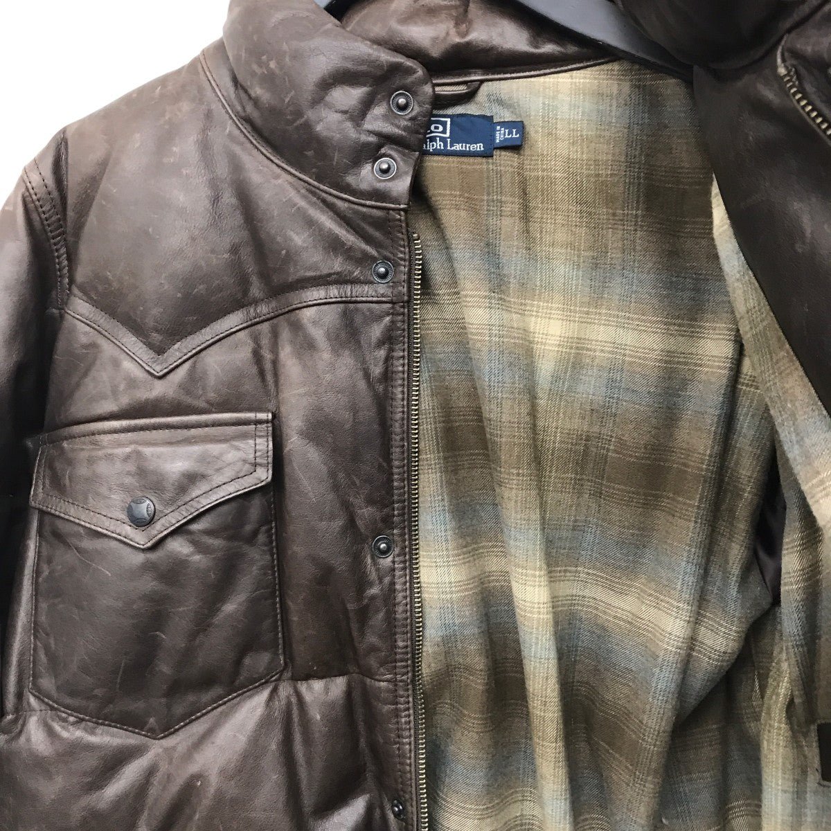 POLO RALPH LAUREN(ポロラルフローレン) レザーダウンジャケット