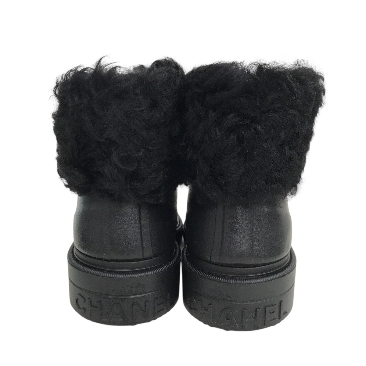 CHANEL(シャネル) ショートムートンブーツG46098 G46098 ブラック