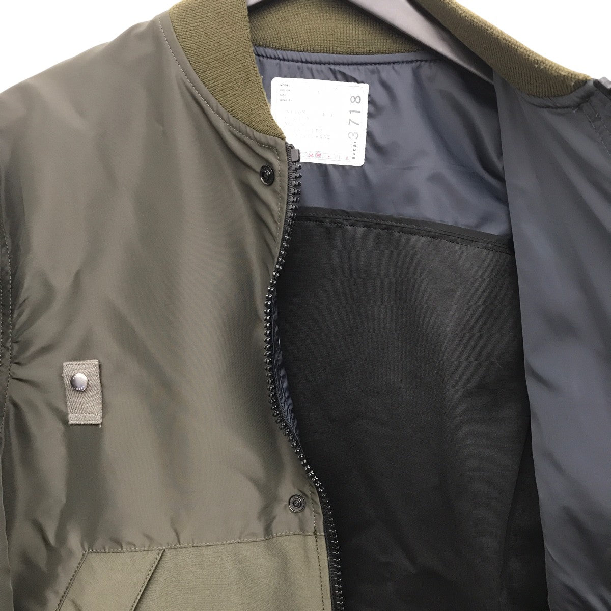 sacai(サカイ) Nylon Twill x Grosgrain Blousonブルゾンジャケット25
