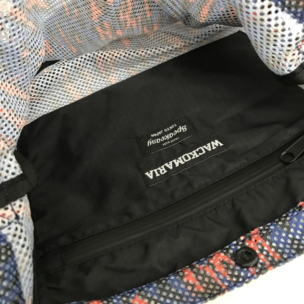 WACKO MARIA×Speakeasy LEOPARD MESH SHOULDER BAGショルダーバッグ