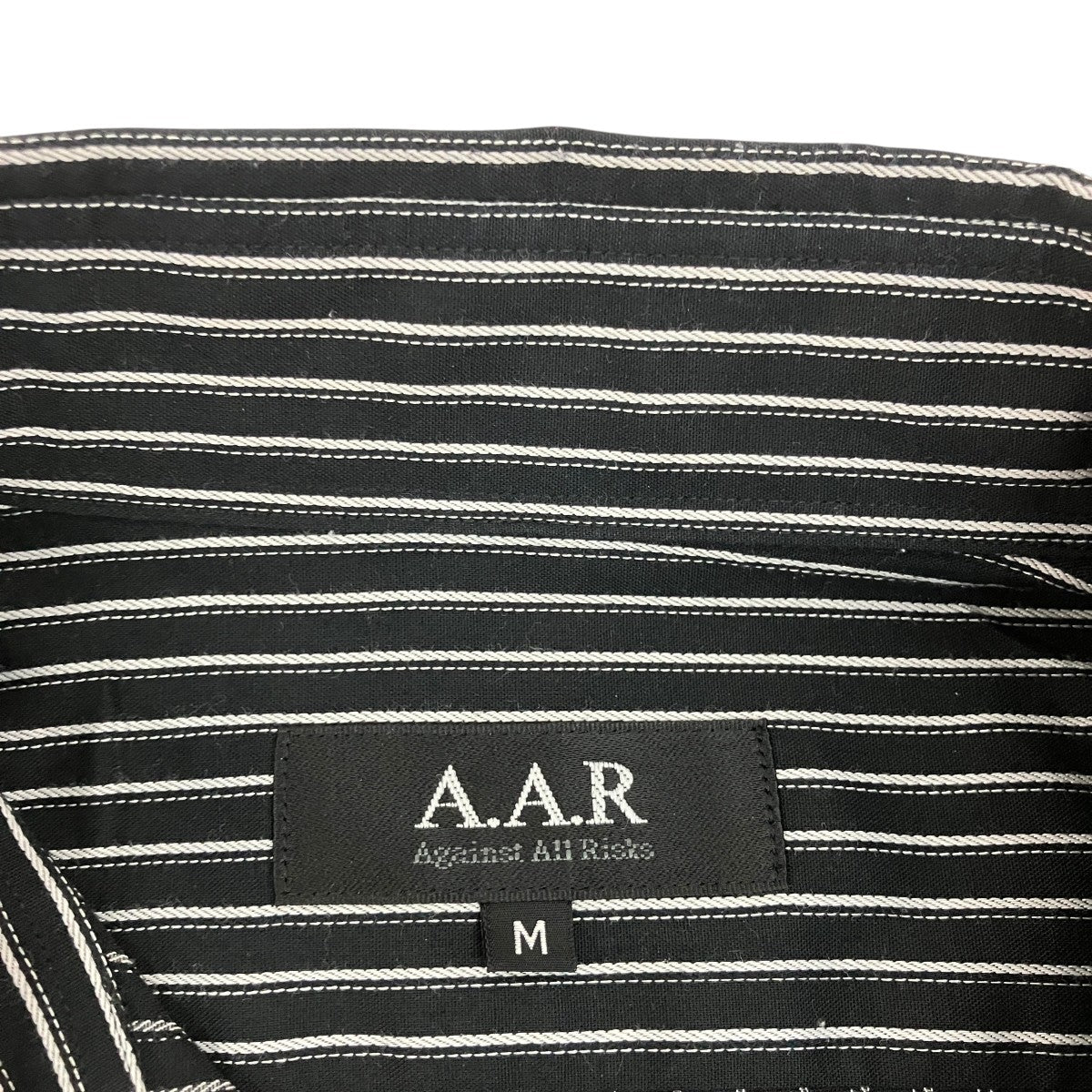 A．A．R ストライプ長袖シャツ 古着・中古-5枚目のアイテム画像